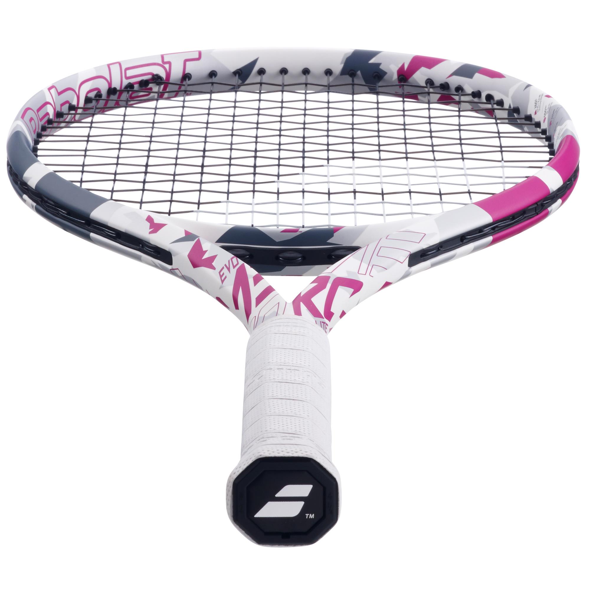 Babolat Evo Aero Lite 102in² (Pink) Tennis Racket 260g - Strung