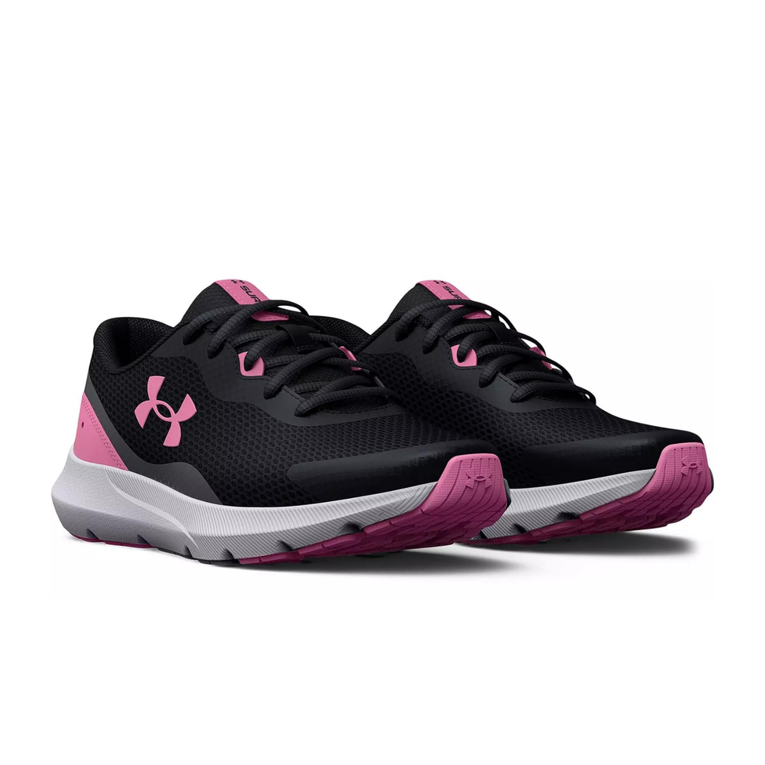 UA Surge 3 Girls Grade School Running Shoes 3025013