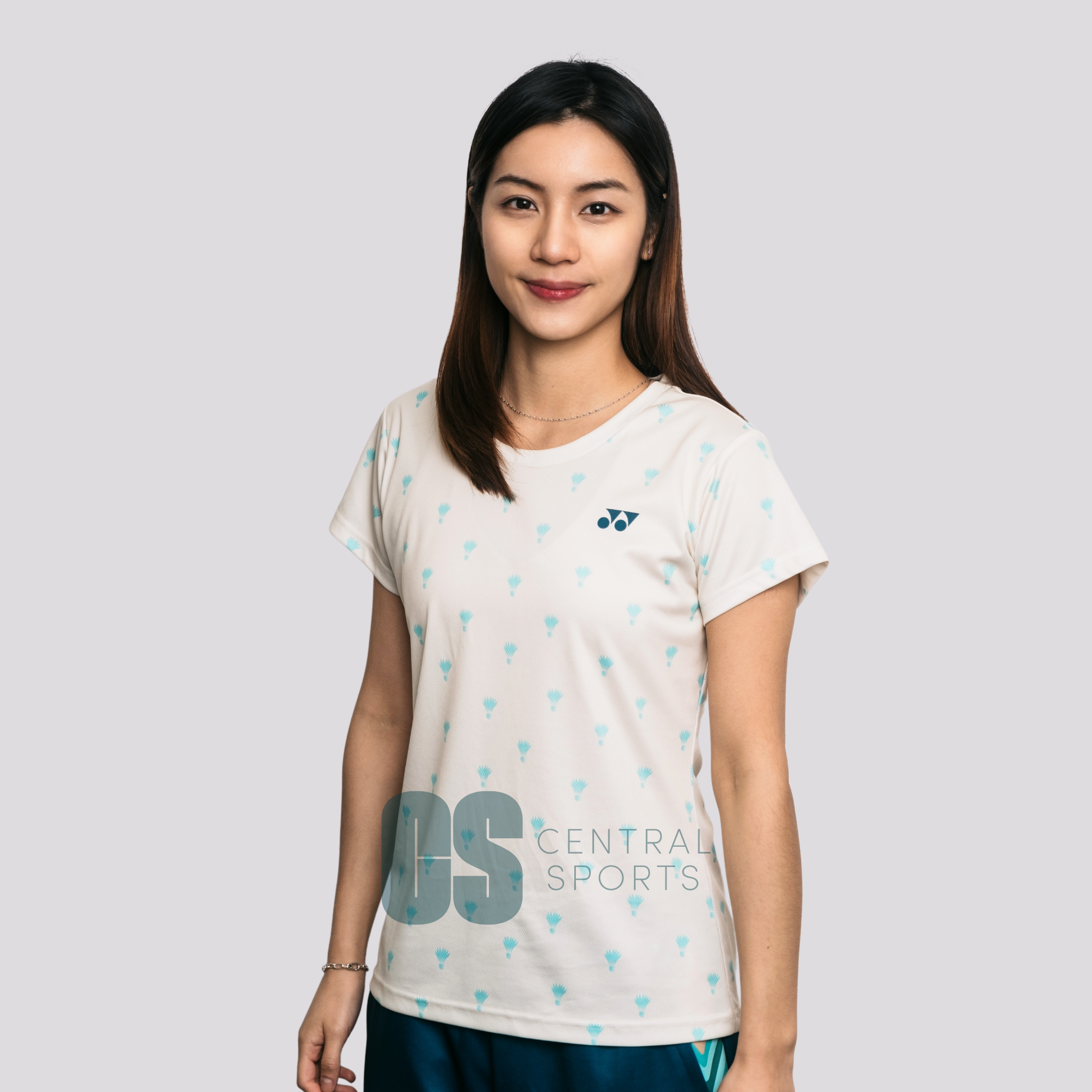 Yonex CNY2025 Coiled Snake Women Tech T-Shirt Ivory