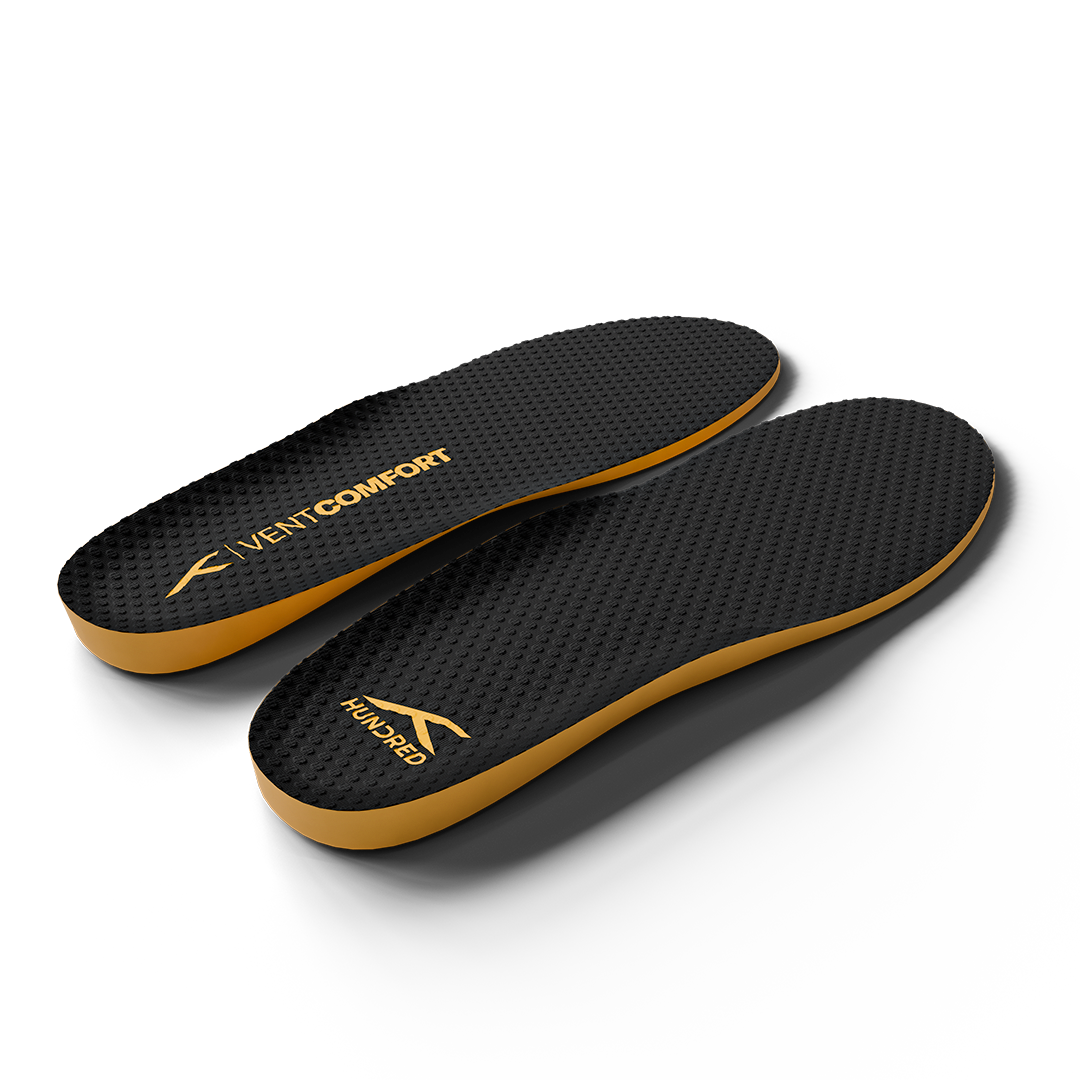 Hundred VentComfort Insole - Black/Orange