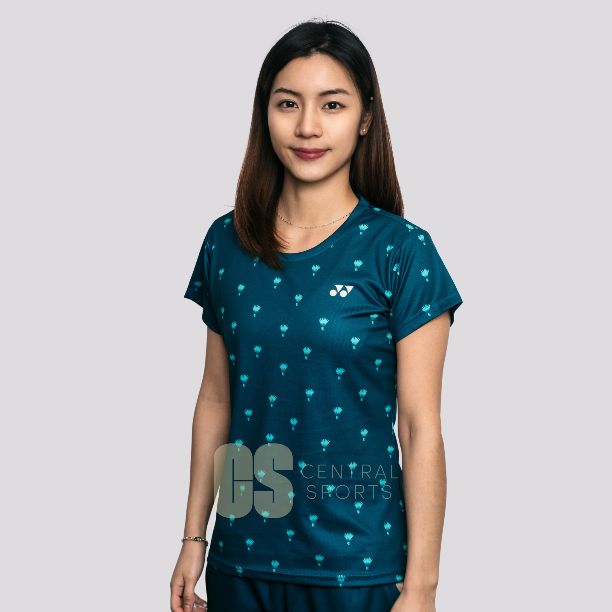 Yonex CNY2025 Coiled Snake Women Tech T-Shirt Dark Jade