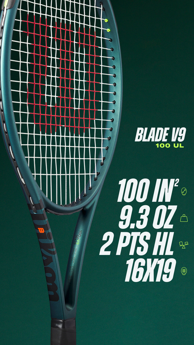 Wilson BLADE 100UL V9.0 WR150210 Free Restring