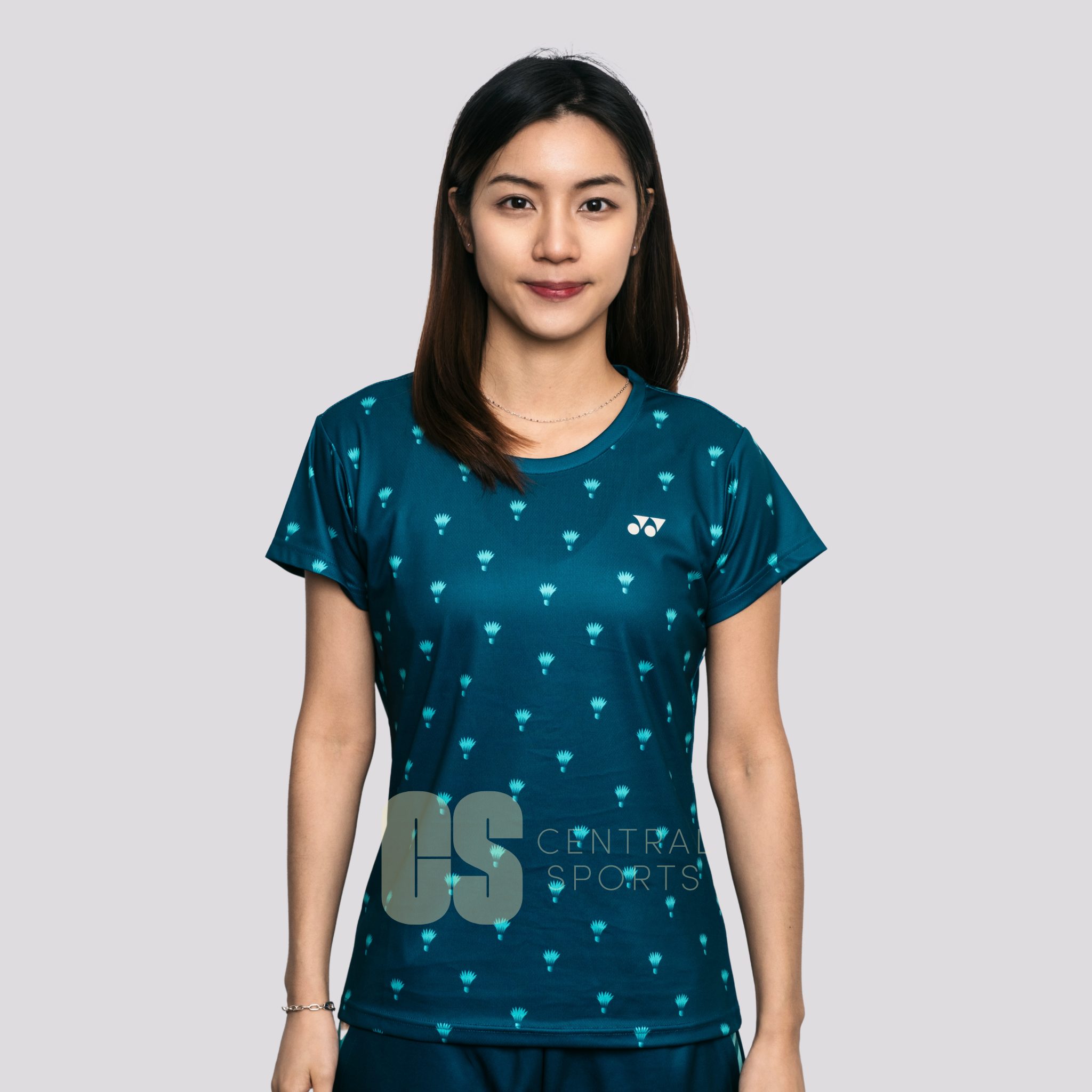 Yonex CNY2025 Coiled Snake Women Tech T-Shirt Dark Jade