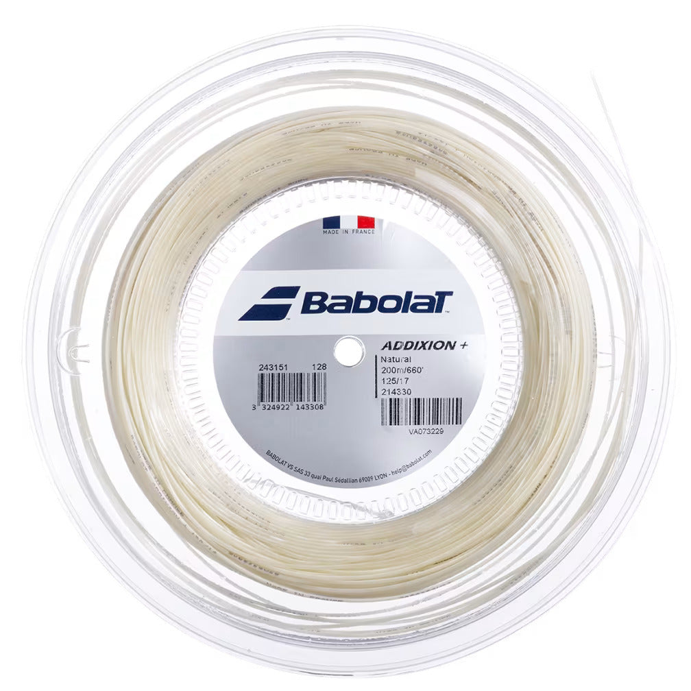 Babolat AddiXion+ 200M Tennis String Natural 243151