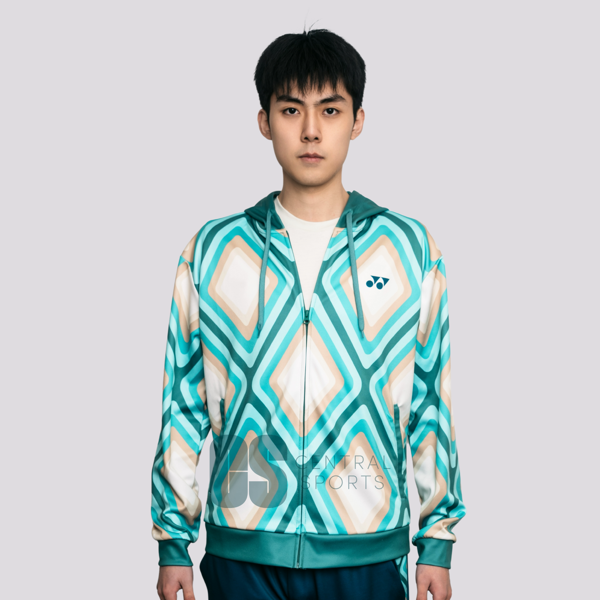 Yonex CNY2025 Diamond Unisex Zip Hood Jade/Ivory