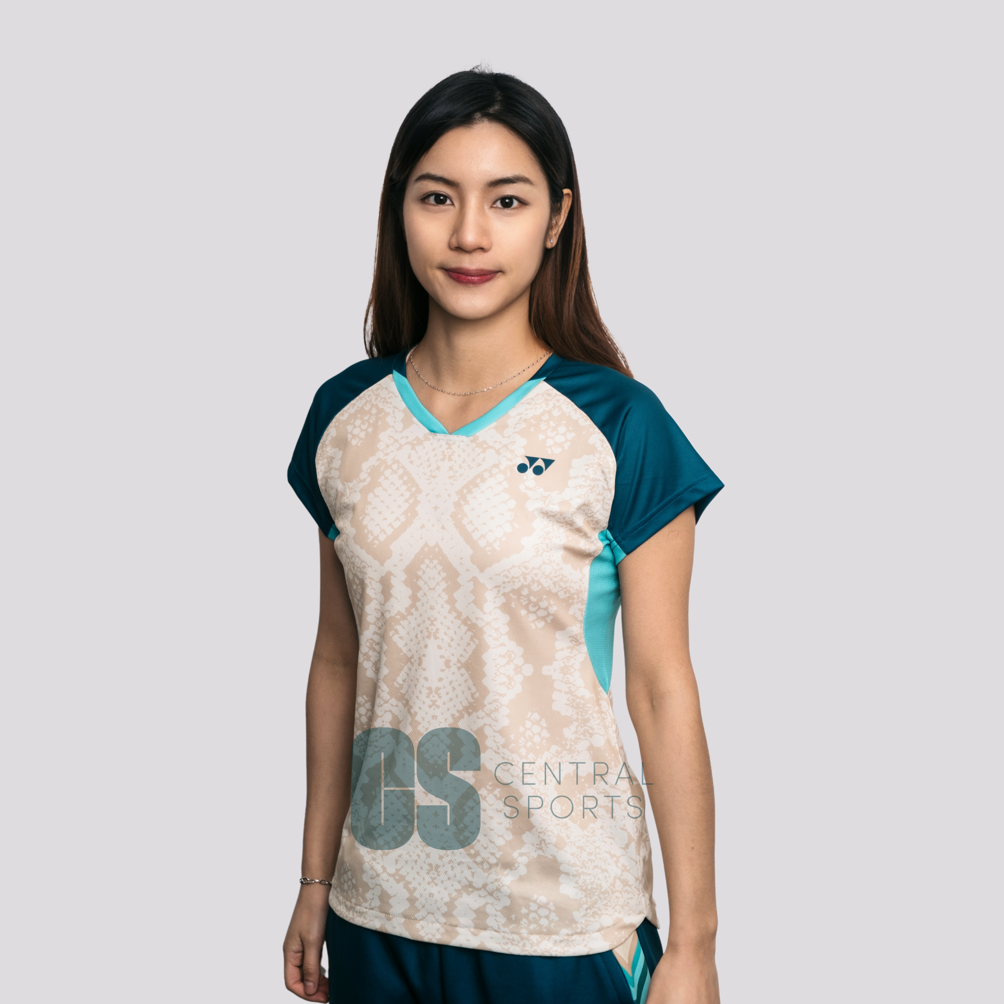 Yonex CNY2025 Snakeskin Game Top Womens Ivory