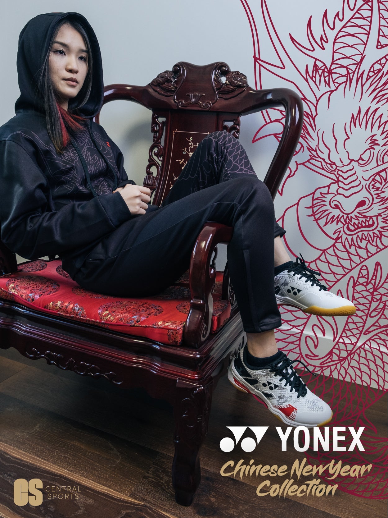 Yonex Linear Dragon CNY2024 Trackpants Unisex