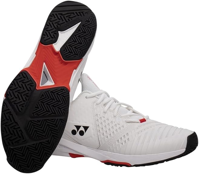 Yonex Sonicage 3 Mens (White/Red) Tennis Shoes