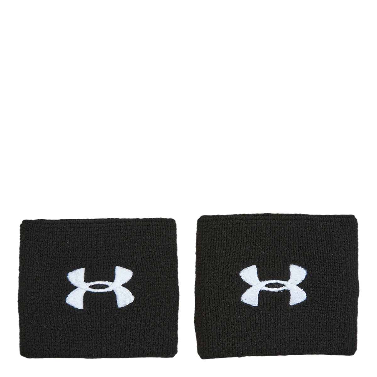 UA 3 Performance Wristbands (Black/White)