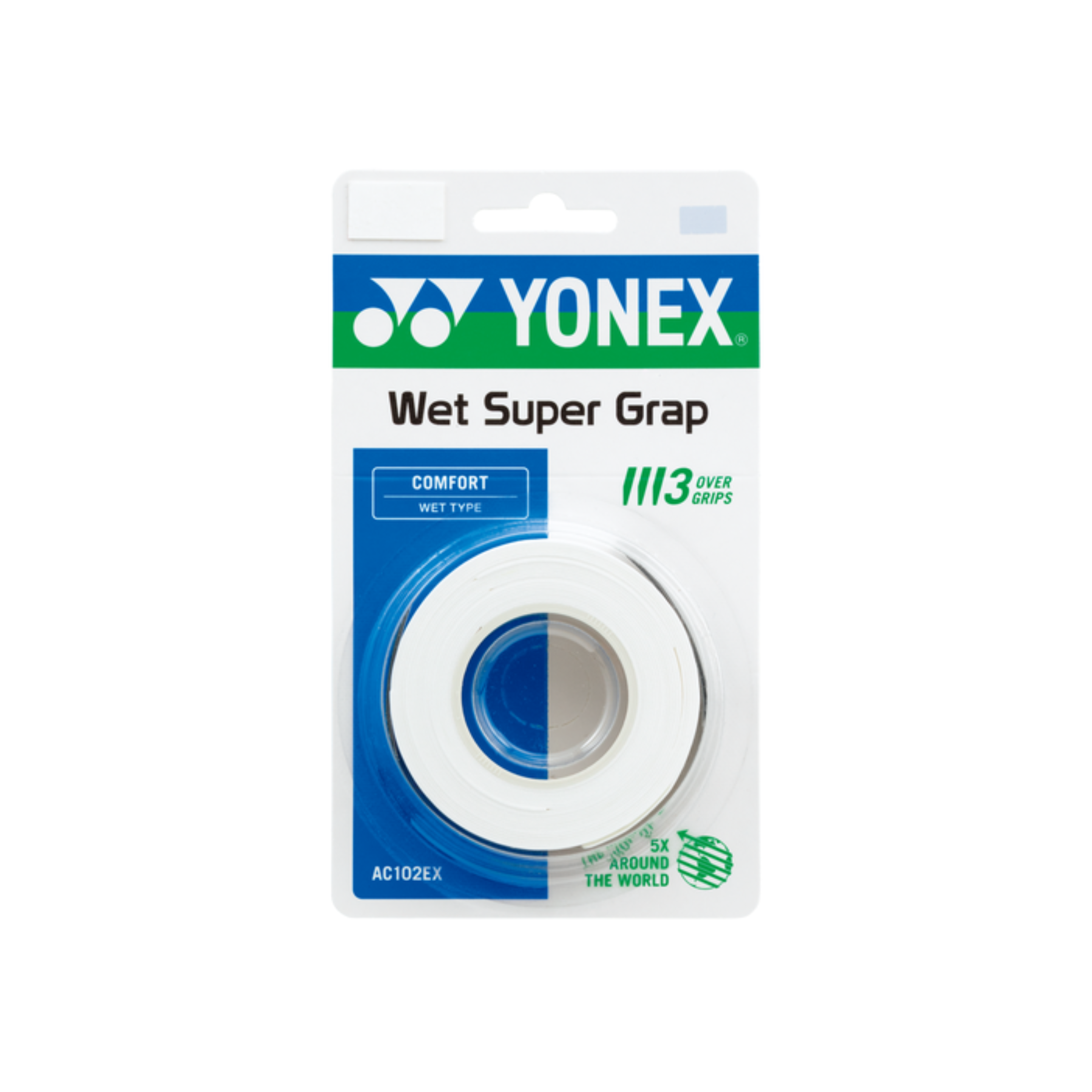 Yonex AC102EX Wet Super Grap (3 Pieces)