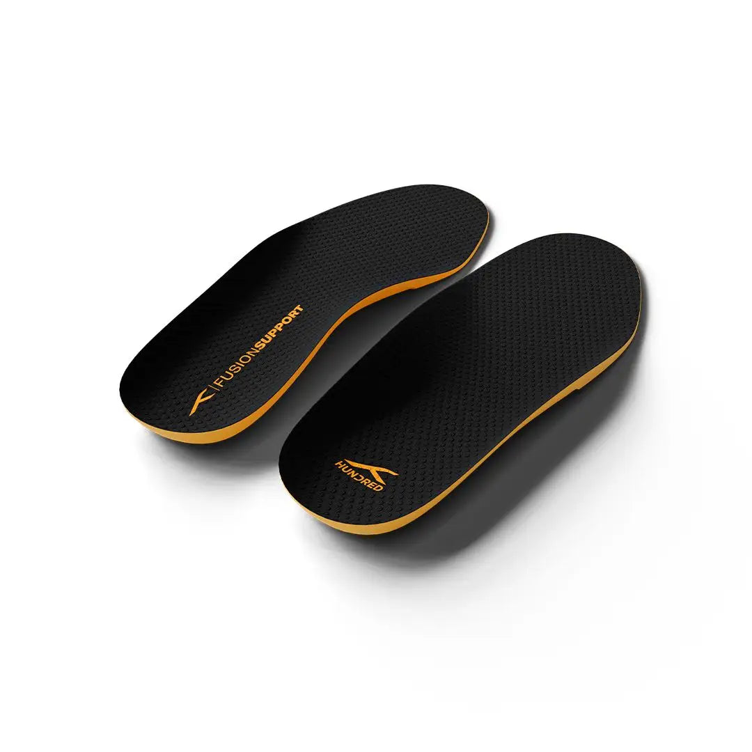 Hundred Fusion Support Insole - Black/Orange/Sea Blue