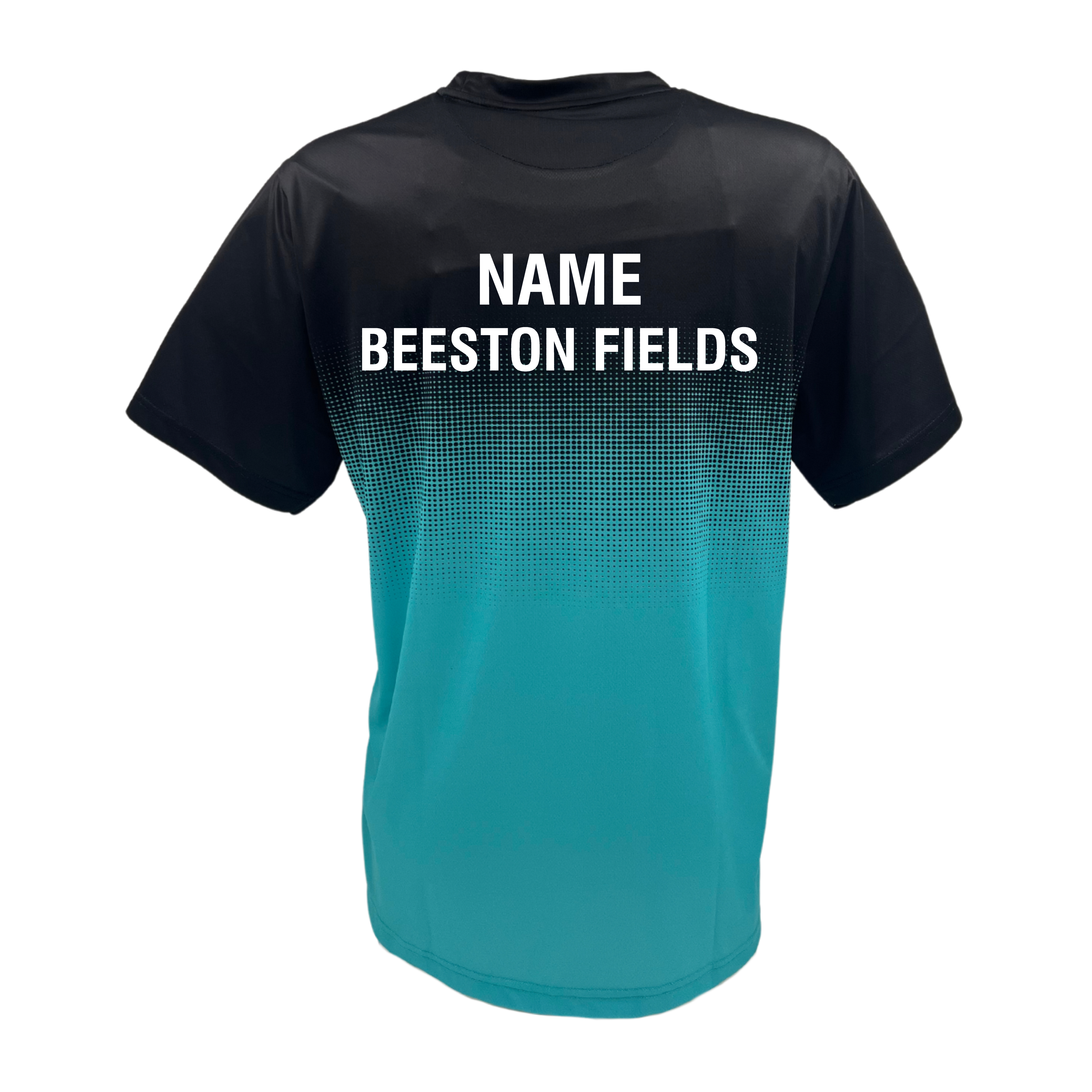 Beeston Field BC YTM5 Mens T-Shirt Turquoise/Black