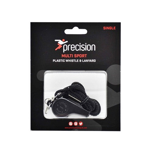 Precision Training Plastic Whistle and Lanyard