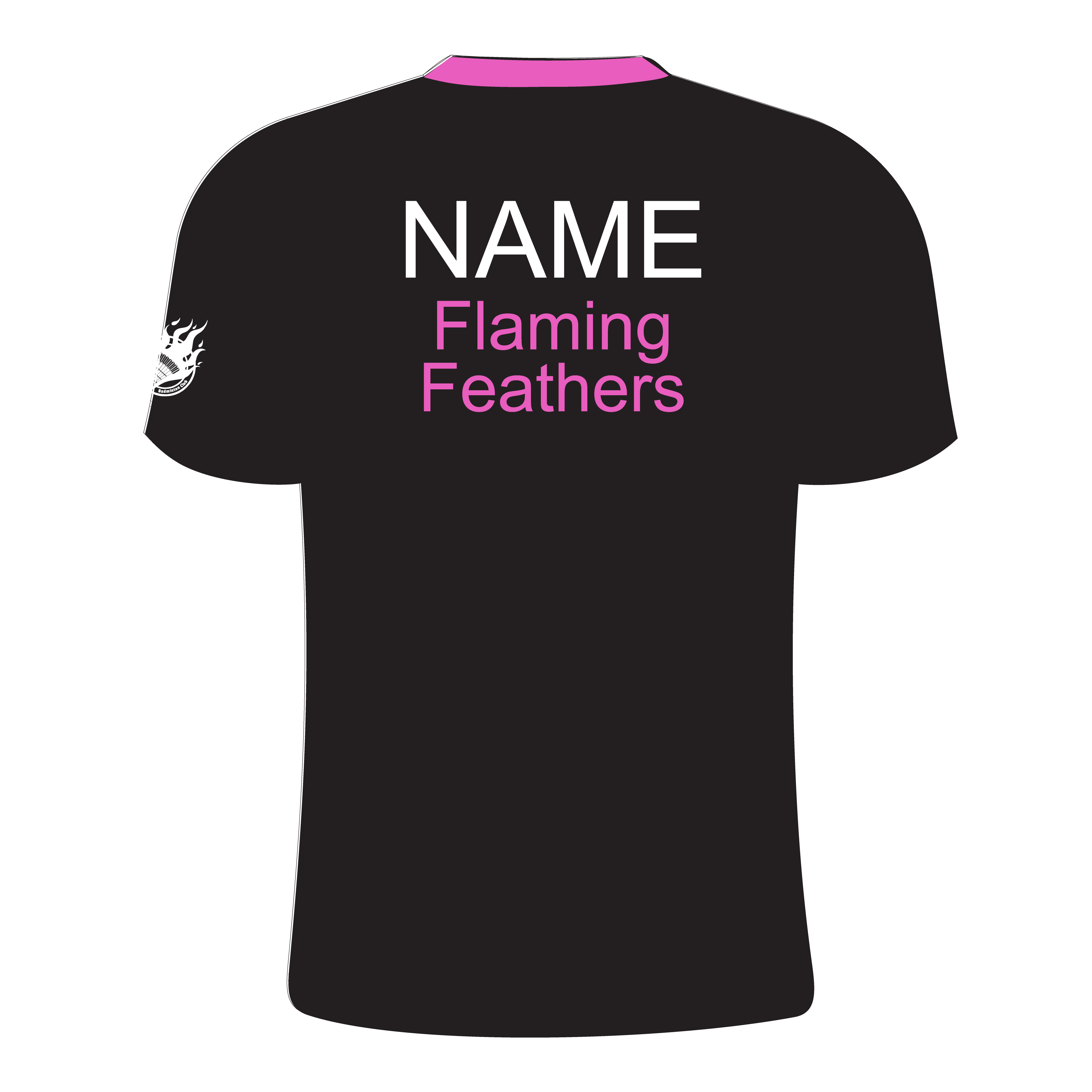Flaming Feathers T004WC Beast T-Shirt Womens