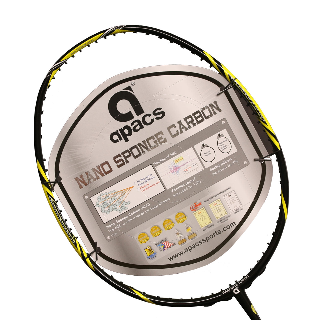 Apacs Virtuoso Performance Badminton Racket (Unstrung)