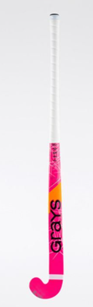 Grays Rogue Ultrabow Micro Wooden Hockey Stick Pink/White