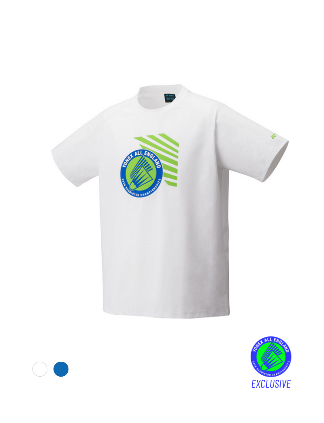 Yonex All England Souvenir Shirt Junior YOB25004EX White