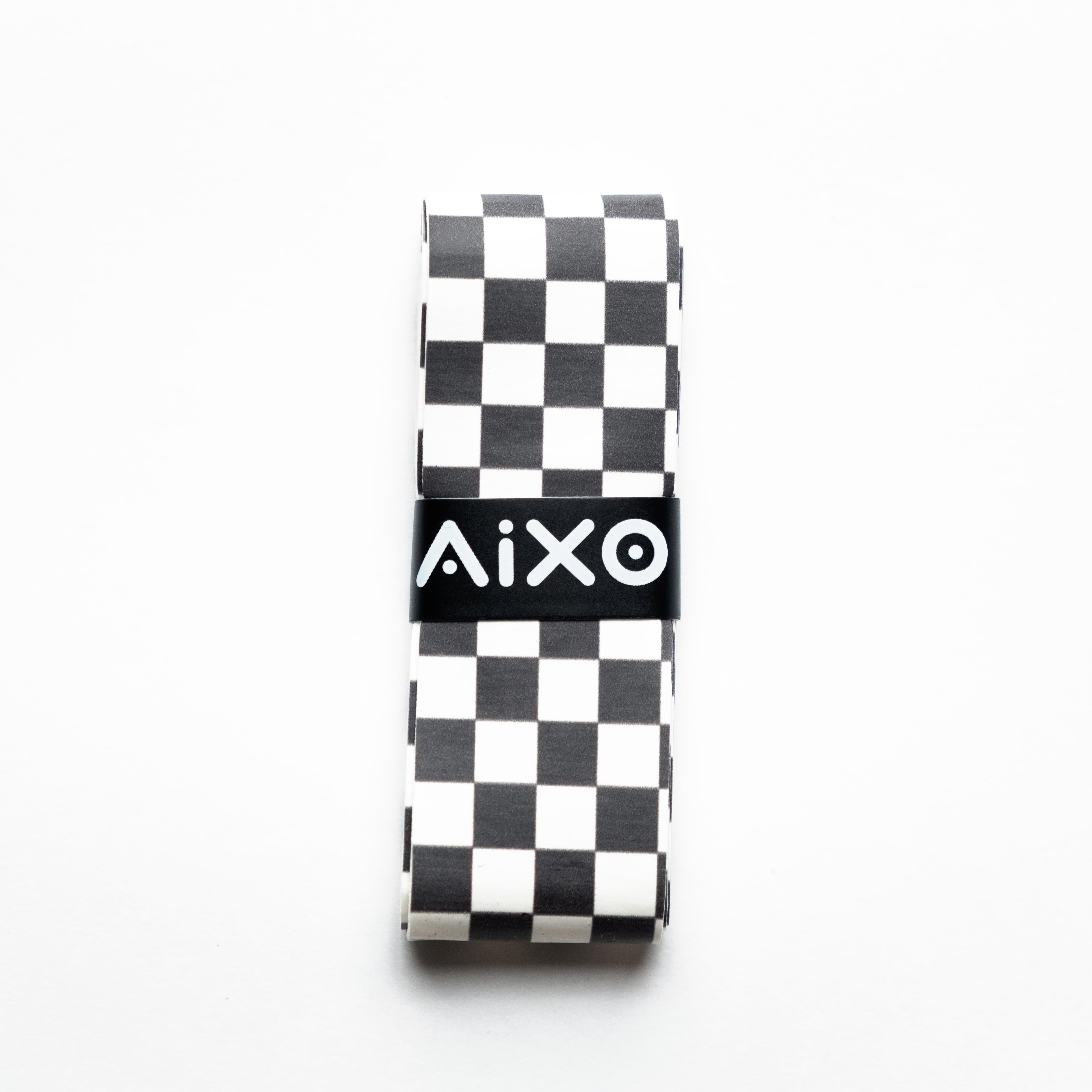 Aixo Checker Dry Overgrip Black & Yellow