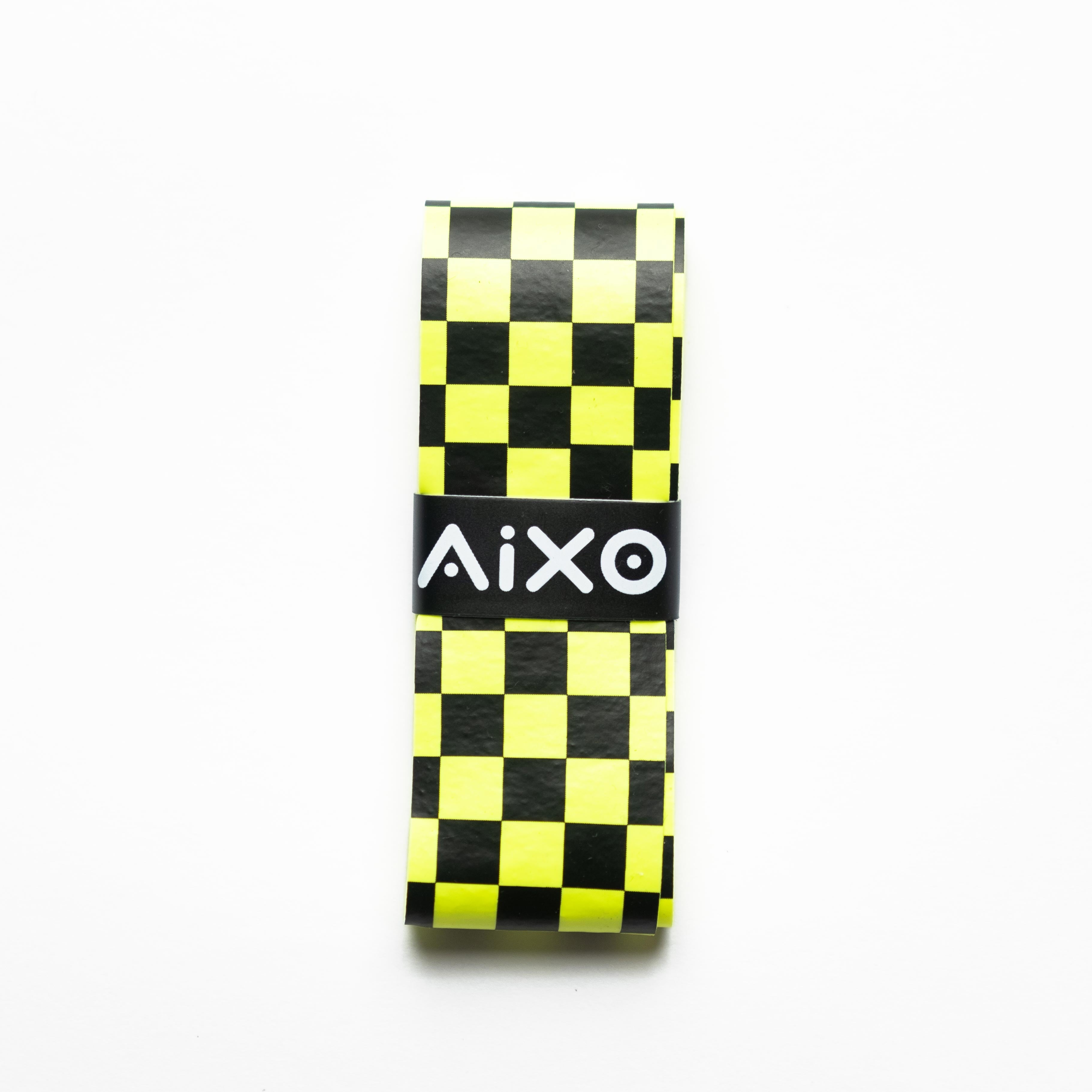 Aixo Checker Dry Overgrip Black & Yellow