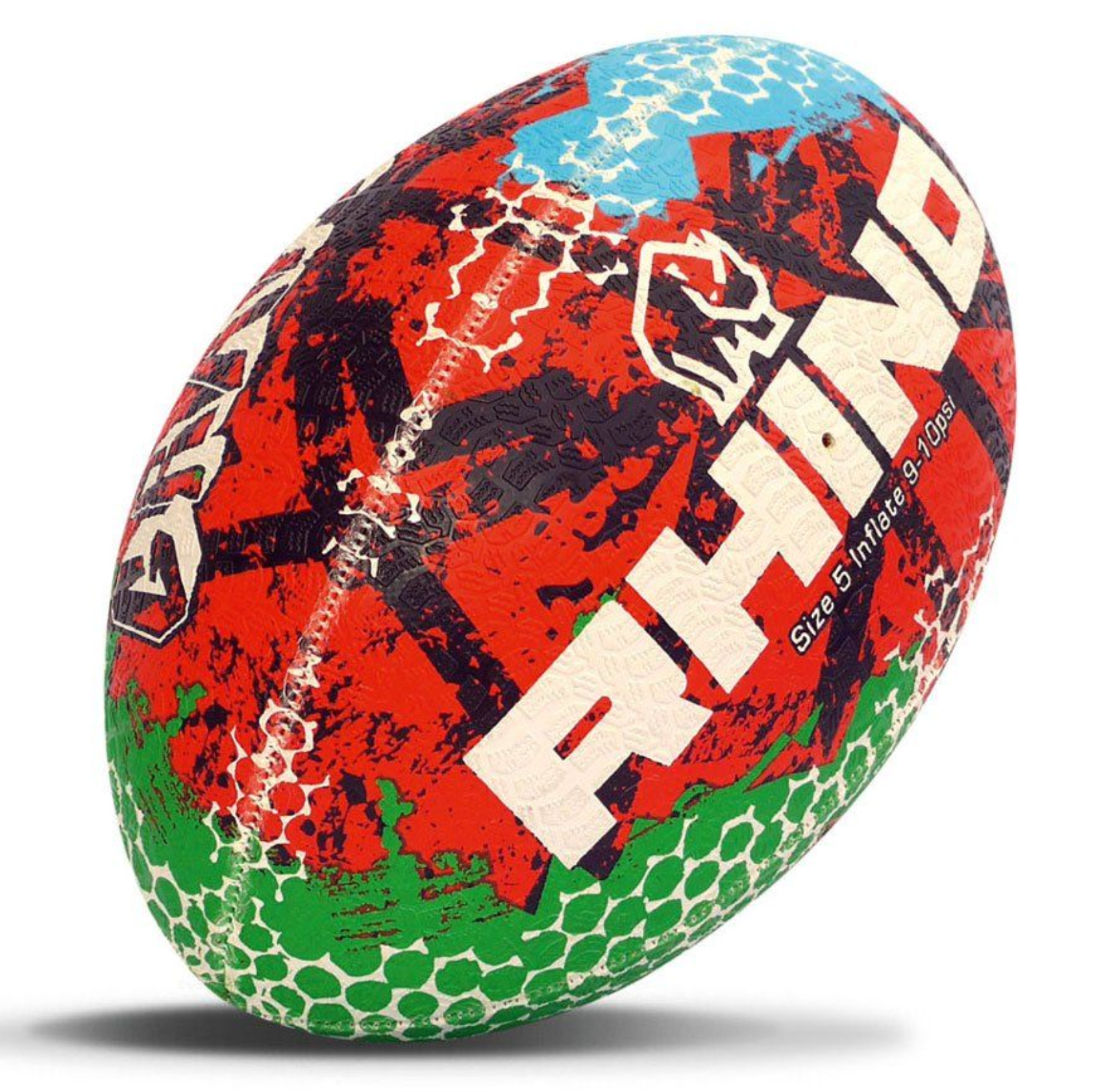 Rhino Graffiti Rugby Ball