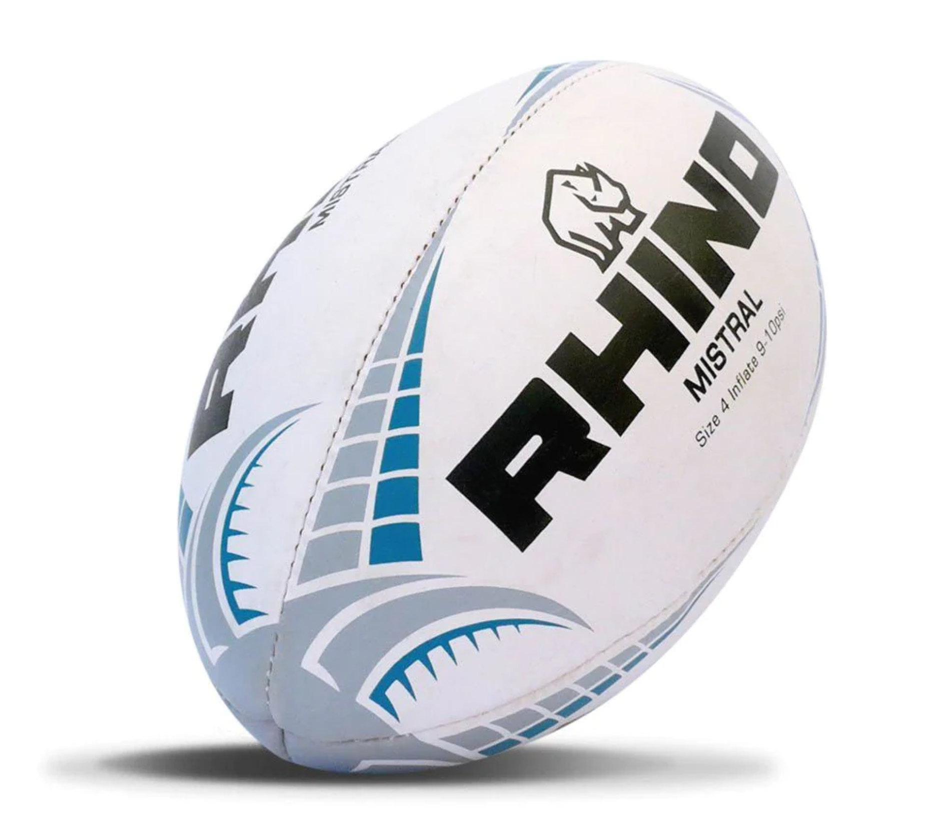 Rhino Mistral No Grip Training Rugby Ball