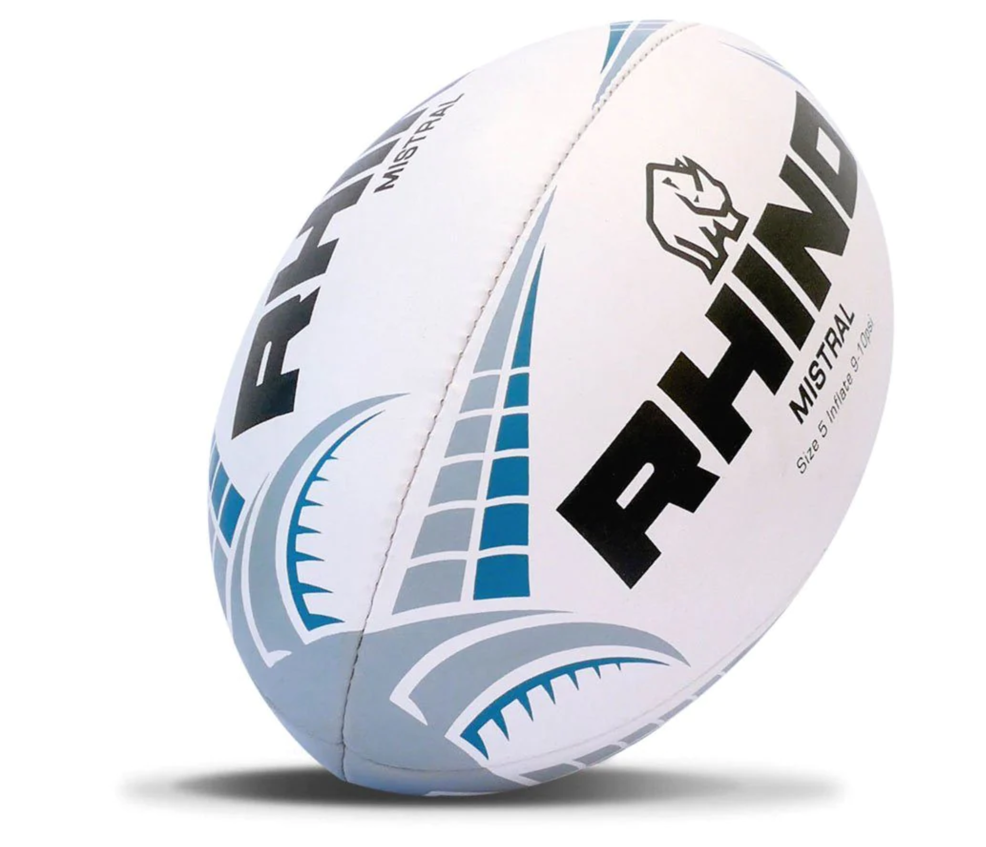 Rhino Mistral No Grip Training Rugby Ball