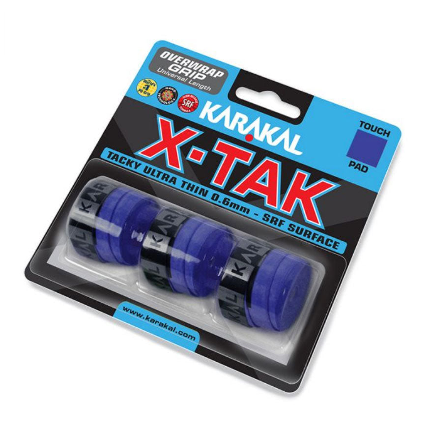 Karakal X-Tak Overgrips (3 Pieces)