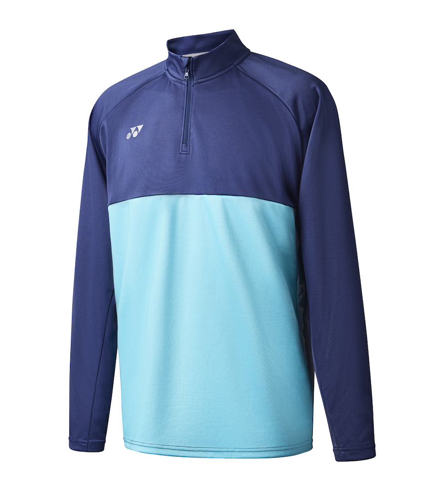 Yonex YML123 Zip Midlayer (Navy/Silver/Sky)