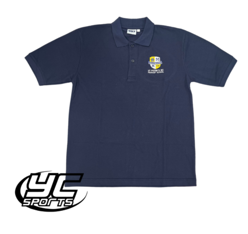 St Peter's Primary Navy Polo (Year 6 Only)