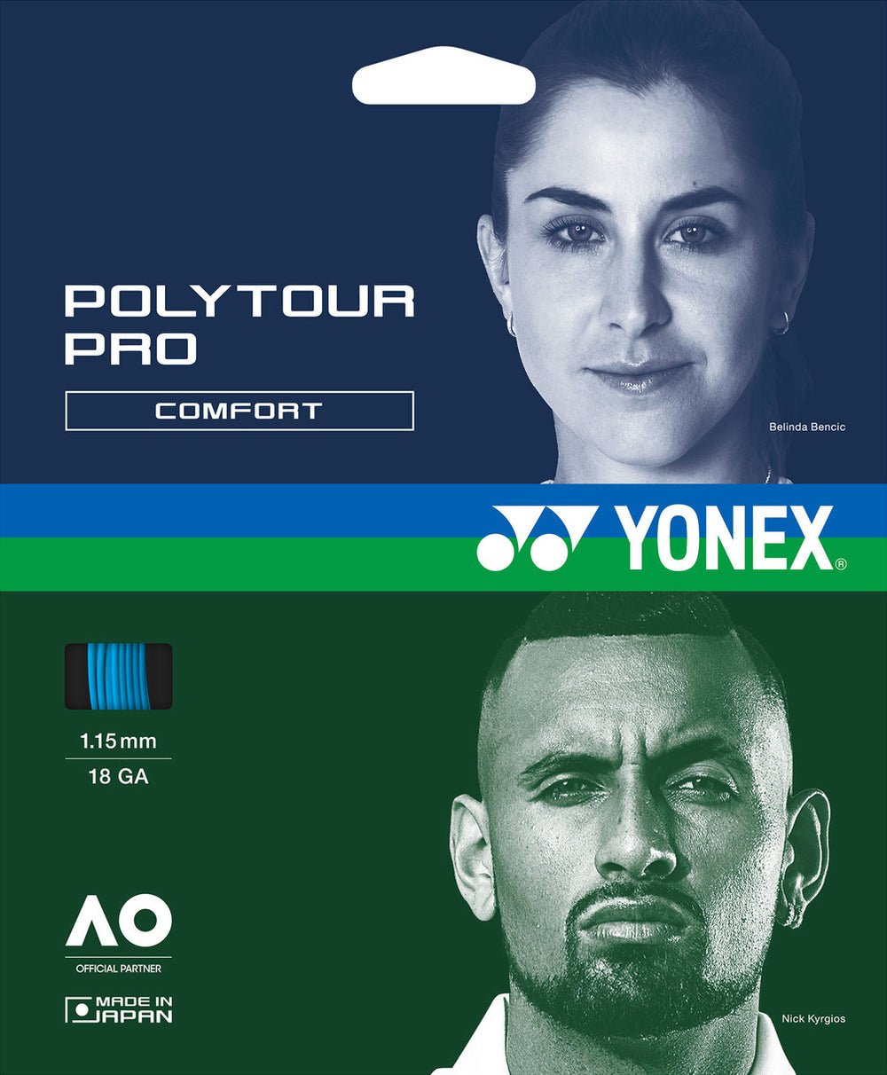 Yonex Polytour Pro 1.15mm 12M Tennis String (Blue)