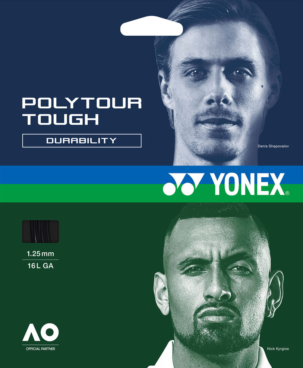 Yonex Polytour Tough 1.25mm 12m Set (Black)