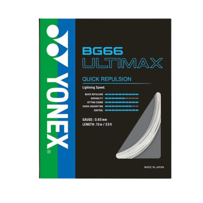 Yonex BG66 Ultimax String (10m Set) Orange