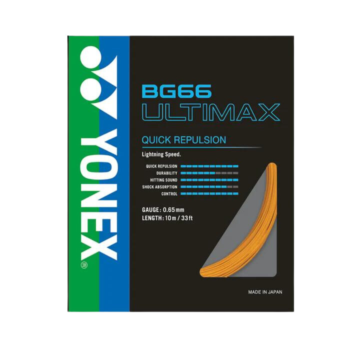 Yonex BG66 Ultimax String (10m Set) White