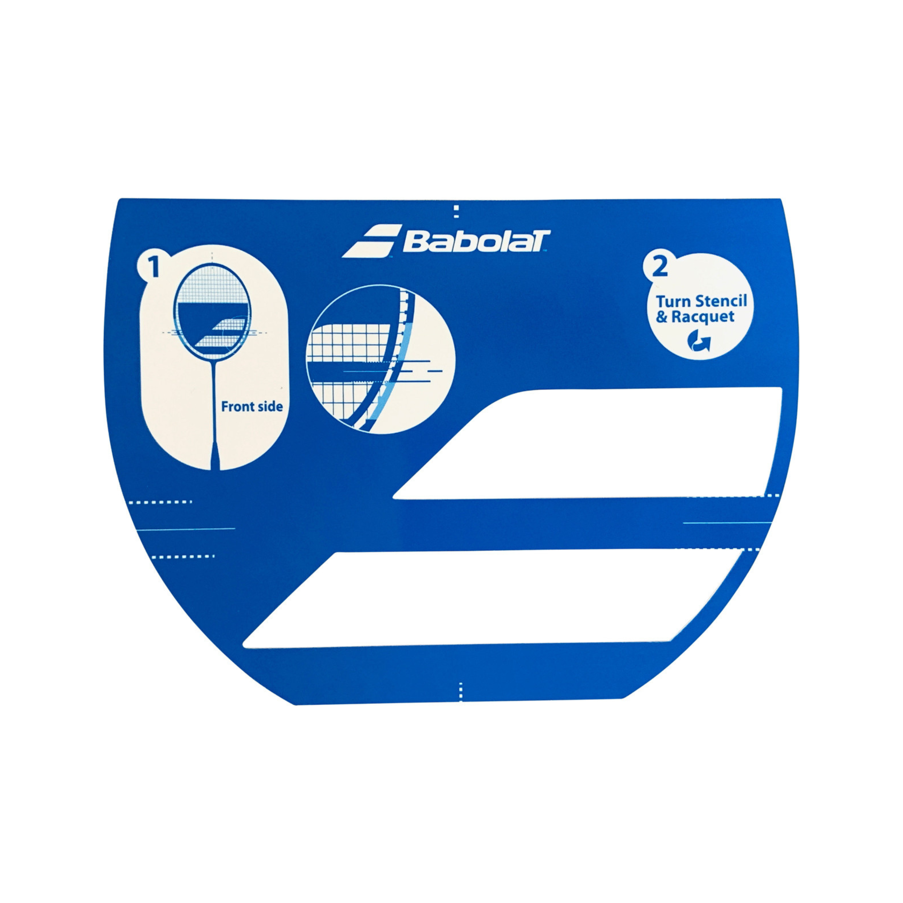 Babolat Badminton Stencil Card