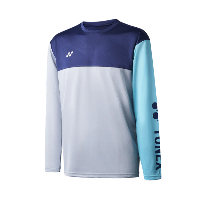 Yonex YLST323J Long Sleeve T-Shirt Junior (Navy/Silver/Sky)