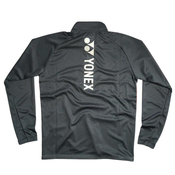 Yonex YML323J Zip Midlayer Junior (Gunmetal/Silver/Cerise)