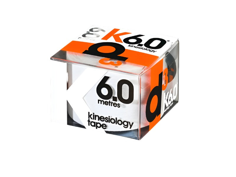 D3 K6.0 Kinesiology Tape (White)