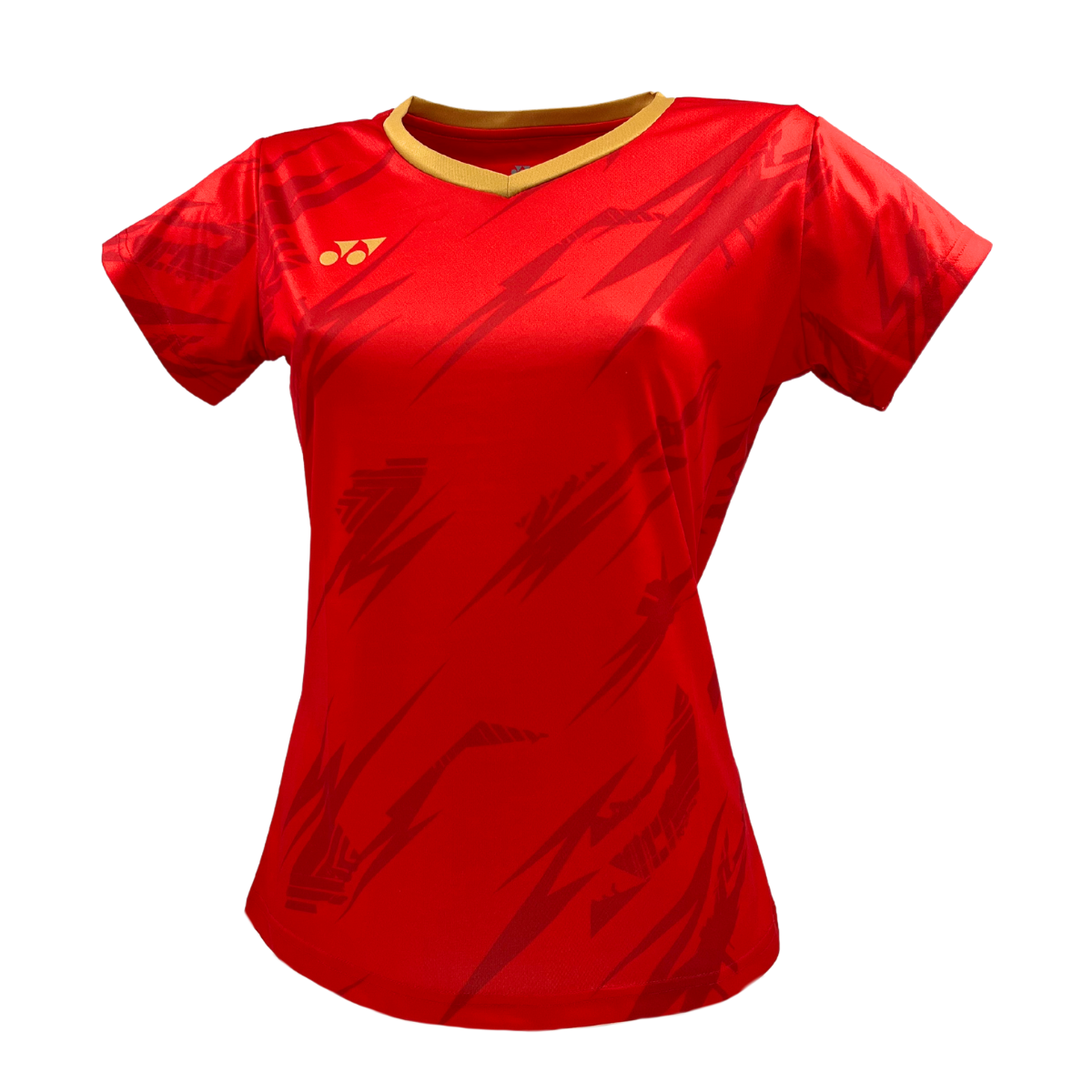 Yonex YTL8 Womens T-Shirt Red/Gold