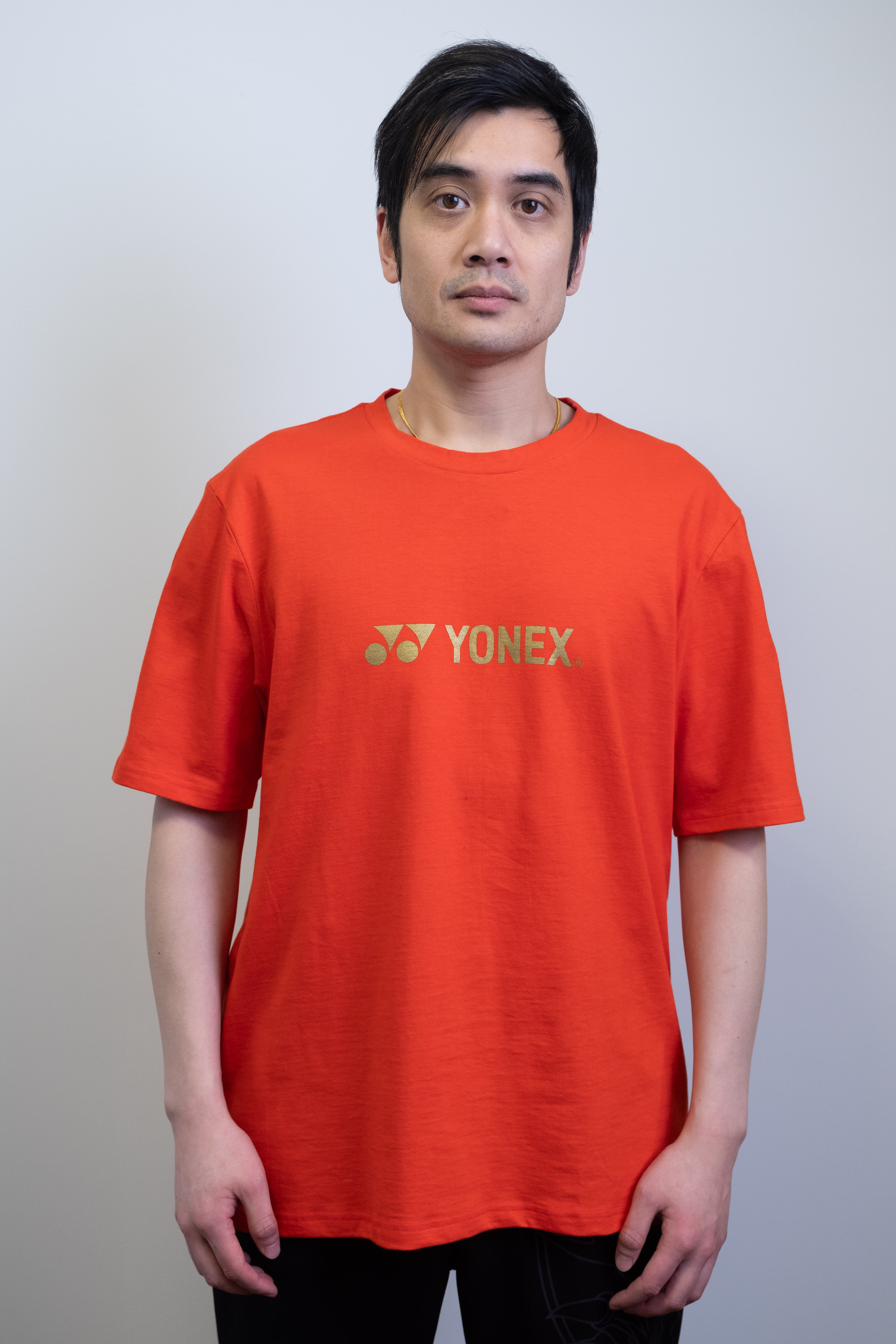 Yonex Red Dragon CNY2024 Cotton T Shirt TSA Mens Red