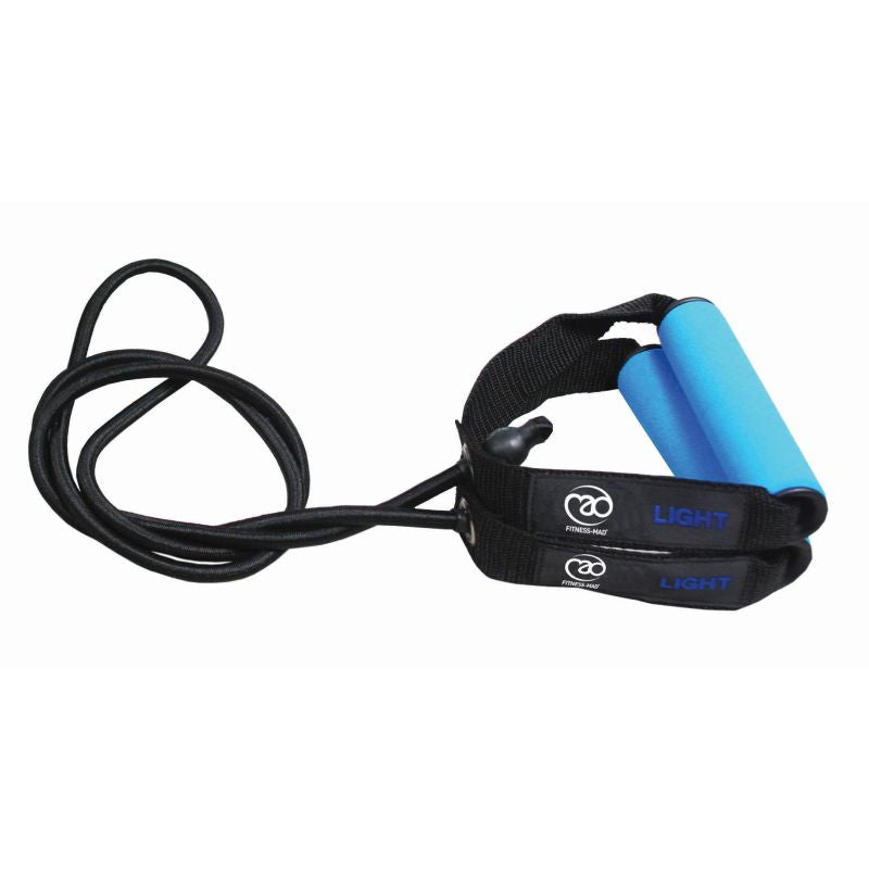 Fitness Mad Resistance Tube & Guide (FTUBE08L) LIGHT BLUE Light