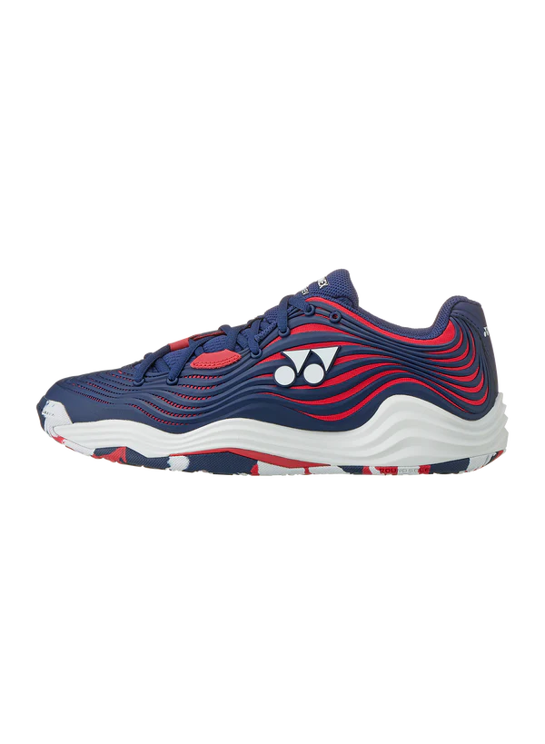 Yonex Fusionrev 5 Tennis Shoes Mens (Navy/Red)