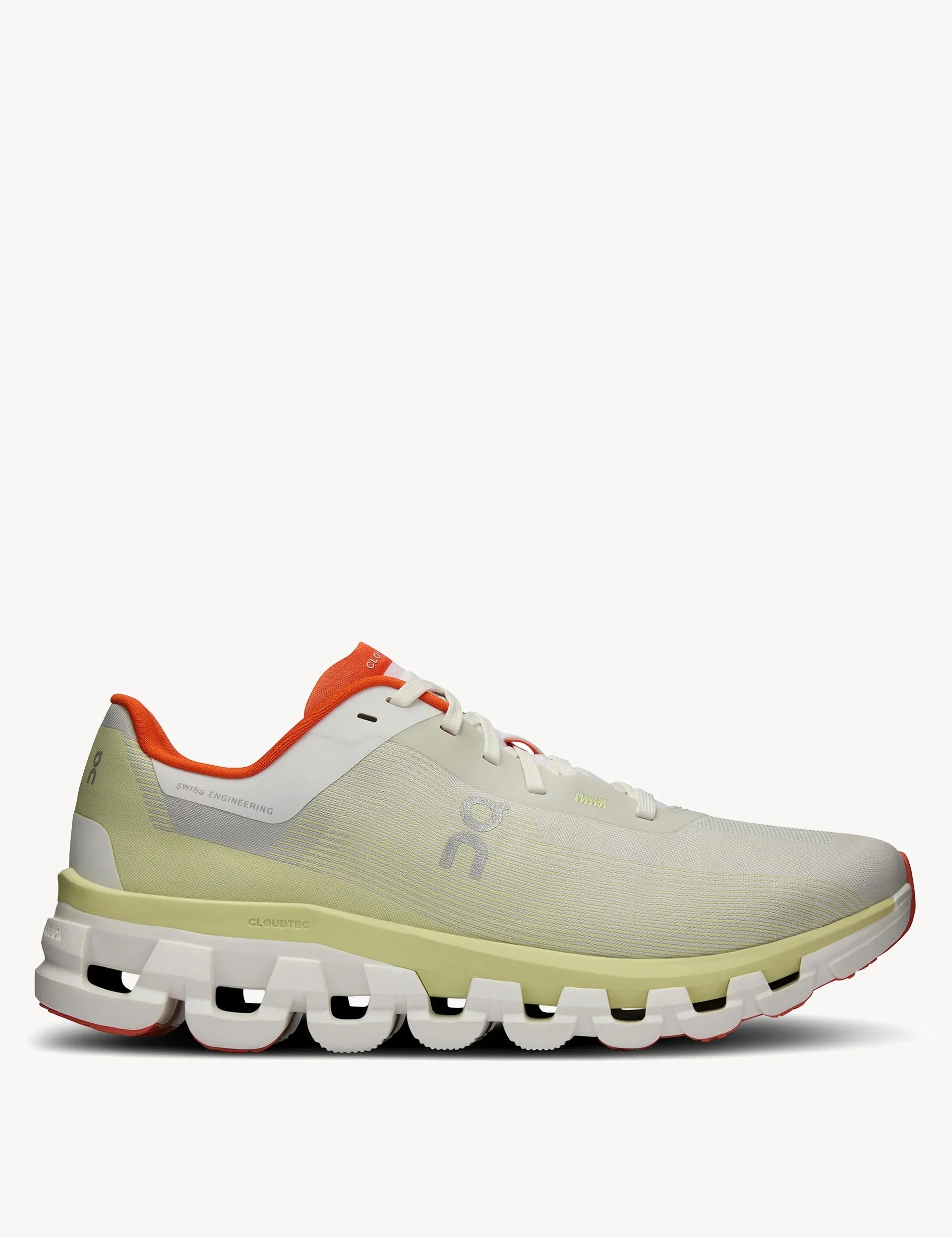 On Cloudflow 4 Mens White/Hay