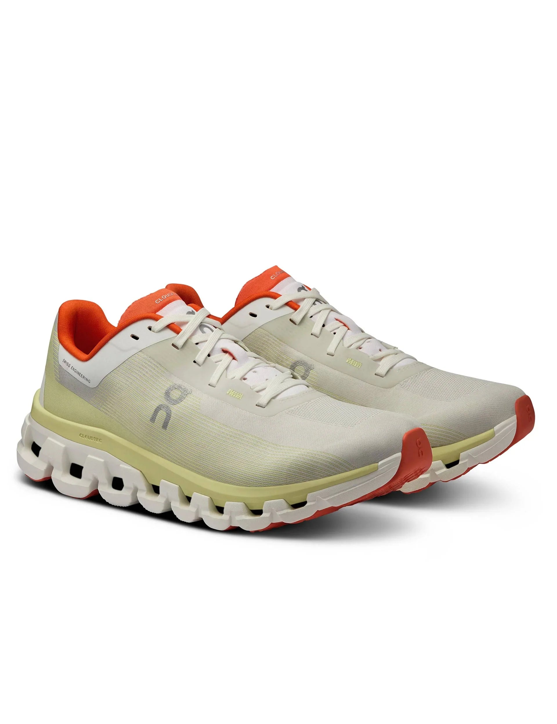 On Cloudflow 4 Mens White/Hay