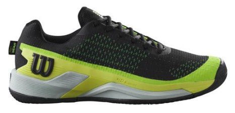 Wilson Rush Pro Extra Duty Tennis Shoes Men Black/Safety Yellow WRS332380