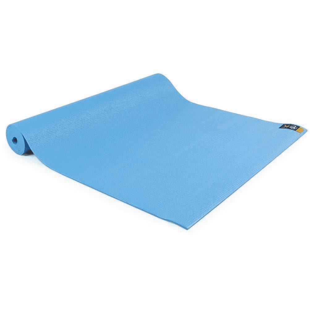 Warrior II PLUS Yoga Mat 6mm LIGHT BLUE