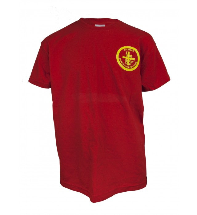 All Saints Primary School PE T-Shirt (Choose House Colour)