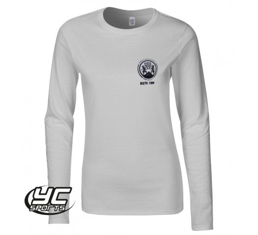 Cardiff High 6th Form Fitted T-Shirt Long Sleeve