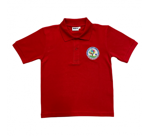 Coety Primary School Polo (White or Red)