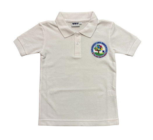 Coety Primary School Polo (White or Red)