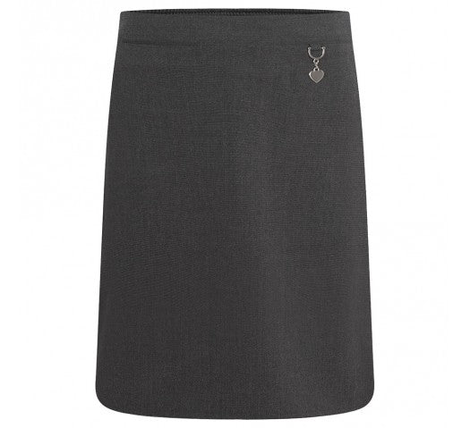 Lycra Heart Skirt (Grey)